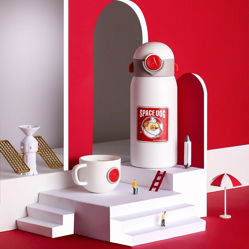 Набор детских термосов FEIJIAN чашка-термос из нержавеющей стали и пищевого