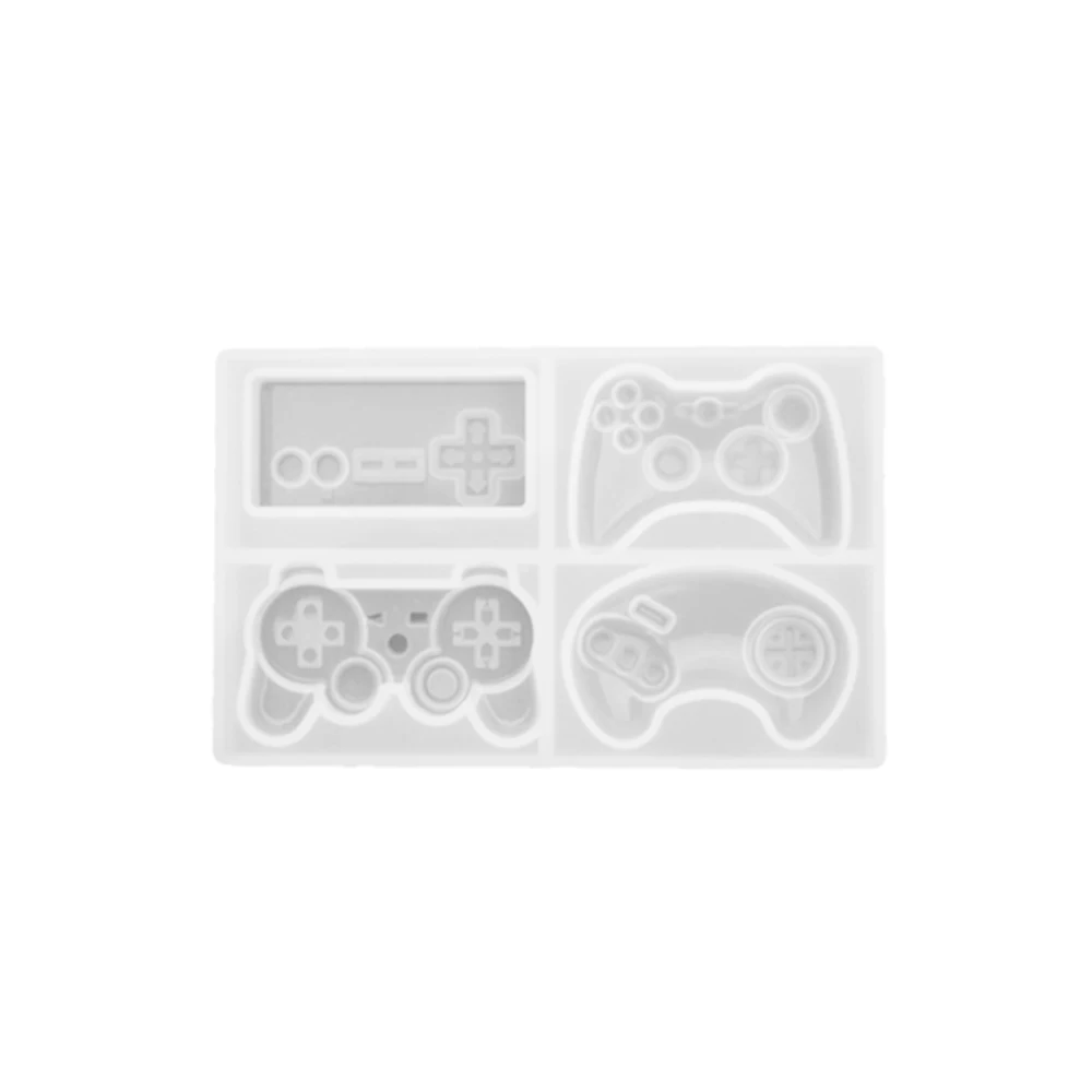 Брелок для геймпада Прозрачная силиконовая форма цемента полимерная глина