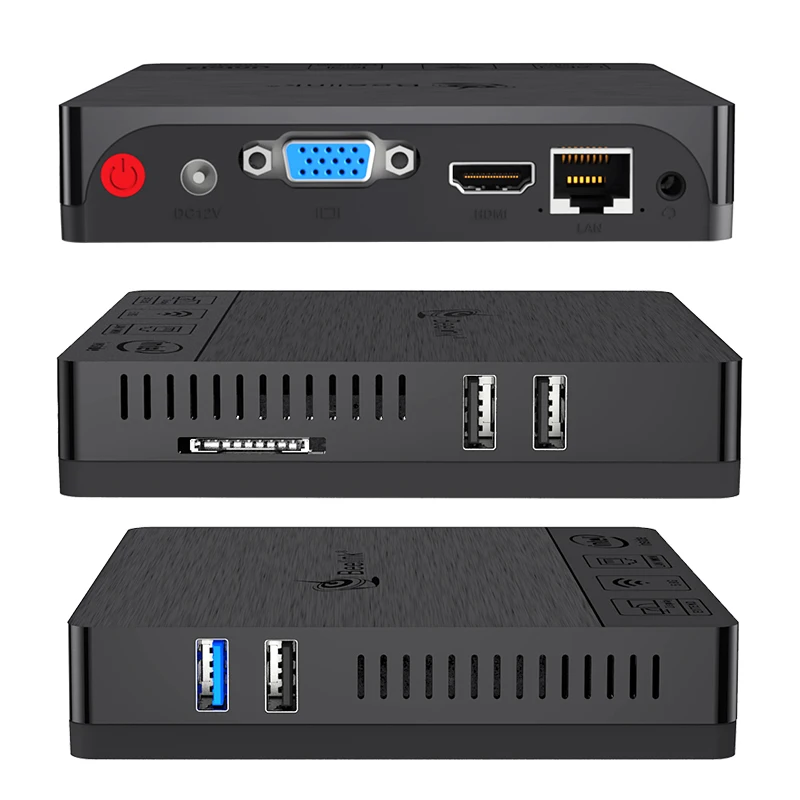 Мини-ПК Beelink BT3 Pro, Intel Atom X5-Z8350, 4 Гб ОЗУ, 64 Гб ПЗУ, 2,4 ГБ/5,8 ГБ, WiFi, Bluetooth, 4,0, 1000 Мбит/с, USB3.0, телеприставка