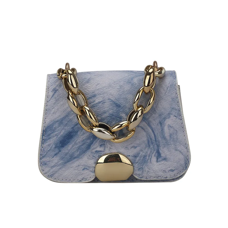 

Small Flap Bag 2021 Women Shoulder Crossbody Bag PU Underarm Portable Messenger Bags Mini Chain Lipstick Tote Handbag Trend New