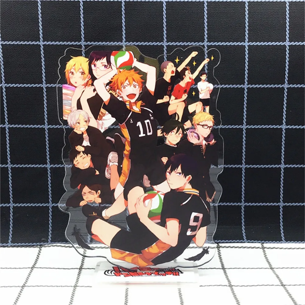 

Аниме игрушки Haikyuu на акриловой основе, игрушки Хината шоё кагеяма тобио Оикава тоору, декоративная модель, игрушки, экшн-фигма, двусторонни...
