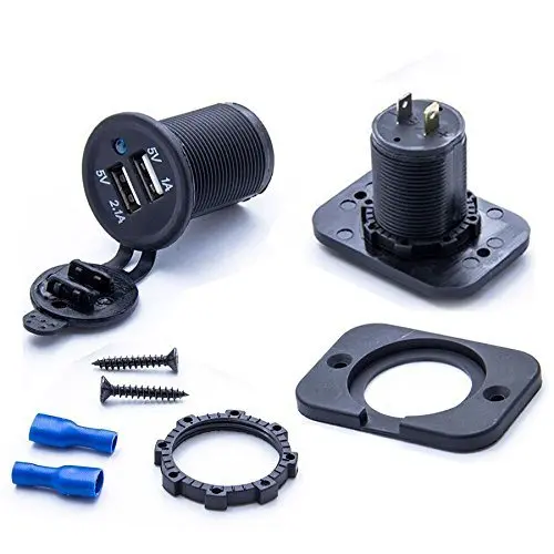 

5V 2.1A/1A USB Charger Adapter USB Car Charger Dual USB Charger Socket