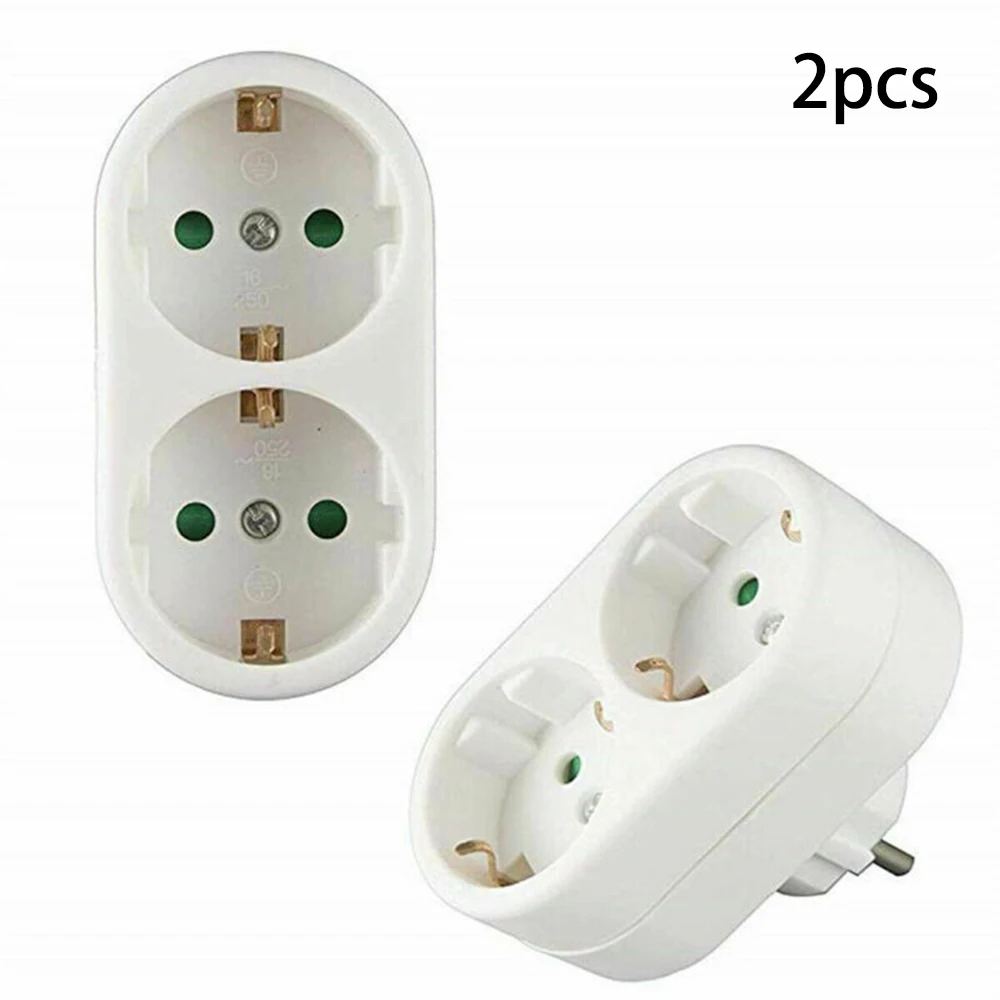 1/2 шт ЕС/Де преобразования штепсельная вилка адаптер дистрибьютор 16A 250V 3500W для