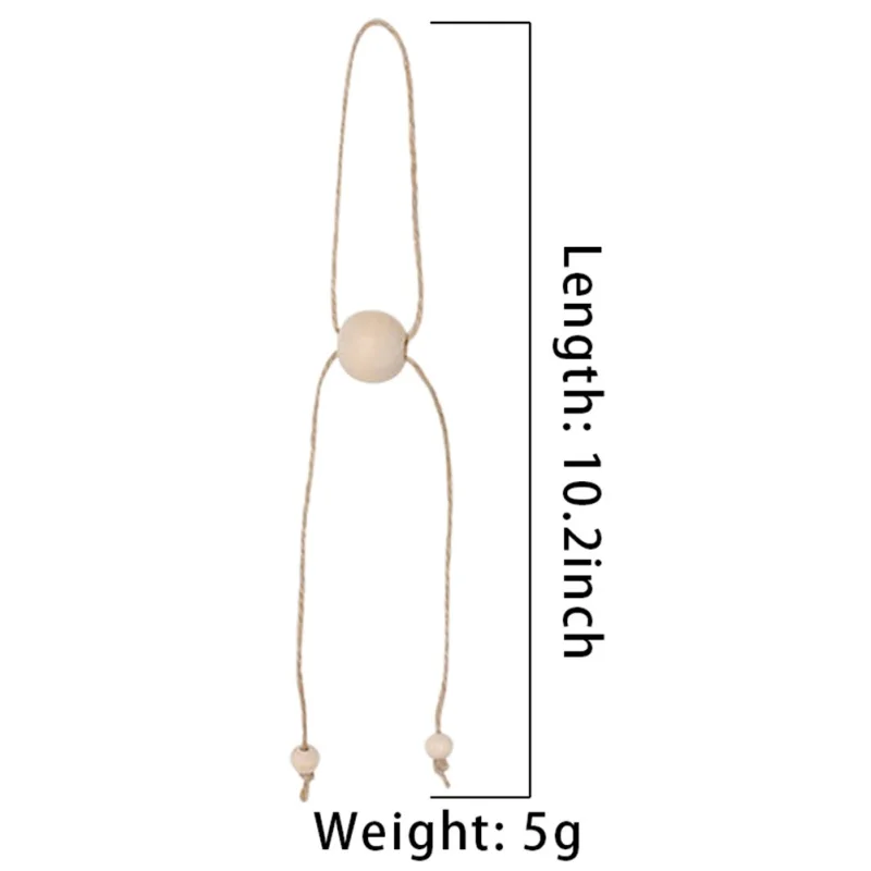 4 шт. деревянные бусины гирлянда кольца для салфеток кисточки держатель кольцо