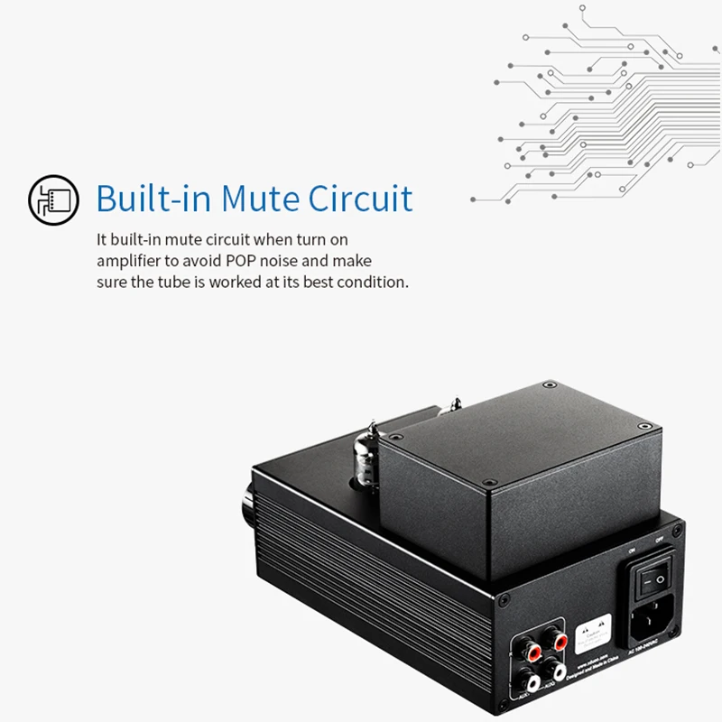 XDUOO TA-05 TA05 ламповый усилитель для наушников HiFi аудио стерео Preamp 6j1 Настольный 2 * 6JI