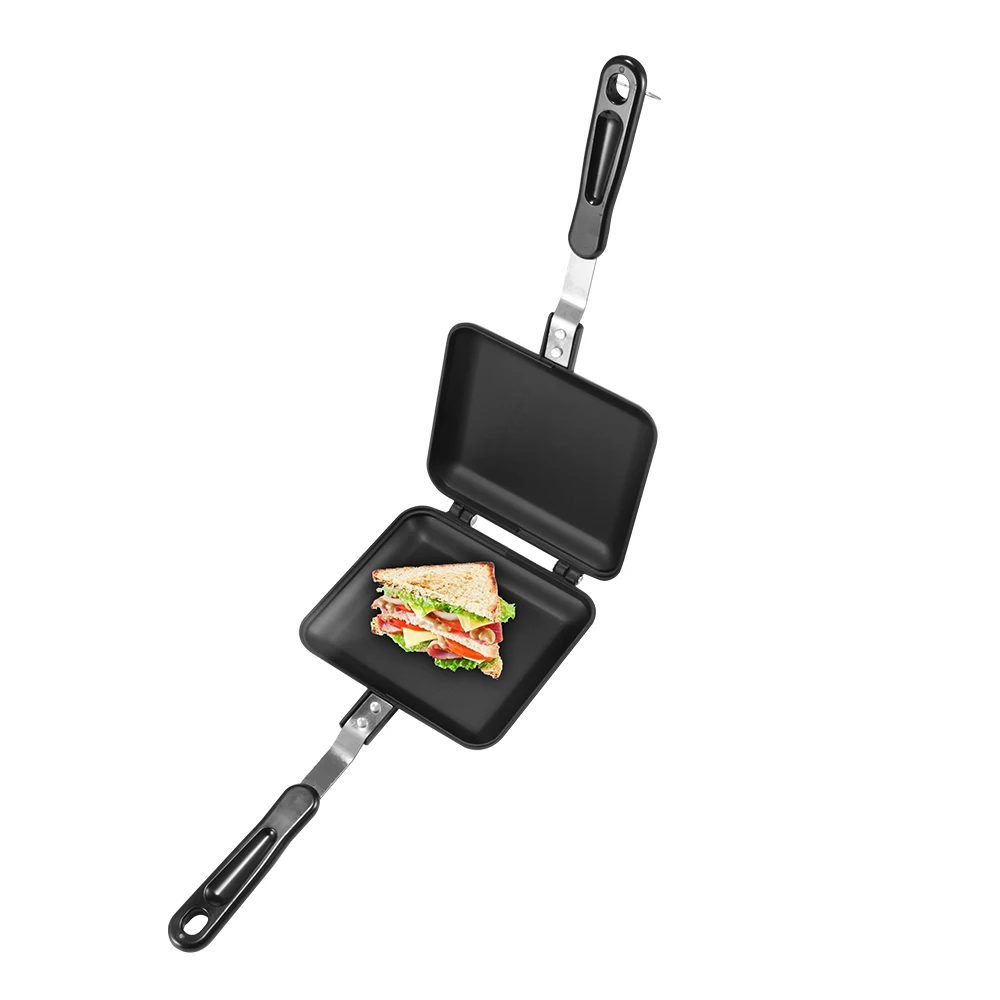

Double Side Grill Fry Pan Cookware Stainless Steel Double Face Pan Steak Fry Pan Kitchen Accessories Cooking Tool Frying Pan
