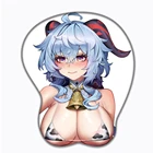 3d грудь Genshin ударный коврик для мыши силиконовый подставка для запястья геймерская девочка кавайная Милая силиконовая грудь ковер аниме настольная игра для ПК