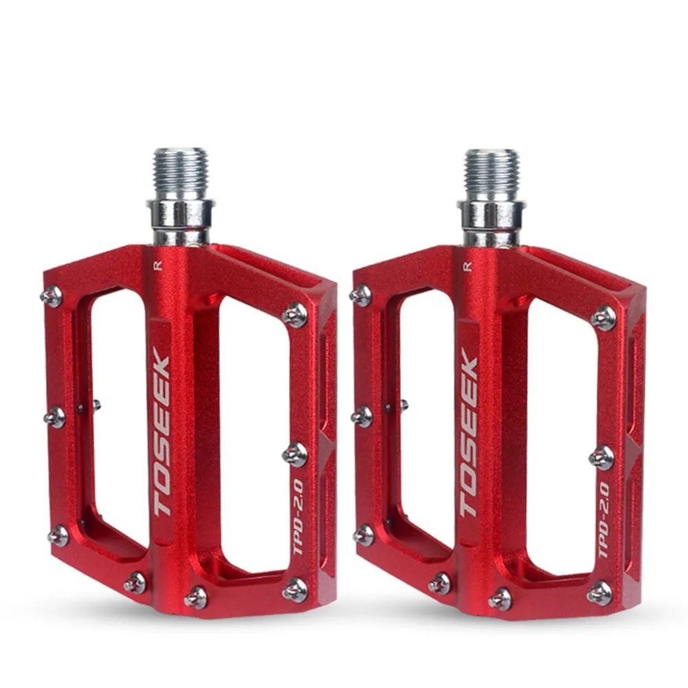

Flat/Platform TOSEEK Pedal Bike Pedals 115MM*92MM*16MM Aluminum Bicycle