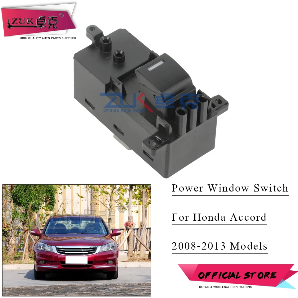 

ZUK Rear Power Master Window Control Switch OEM:35770-TA0-A11 For HONDA ACCORD 2008-2013 CP1 CP2 CP3 High Quality Left Right