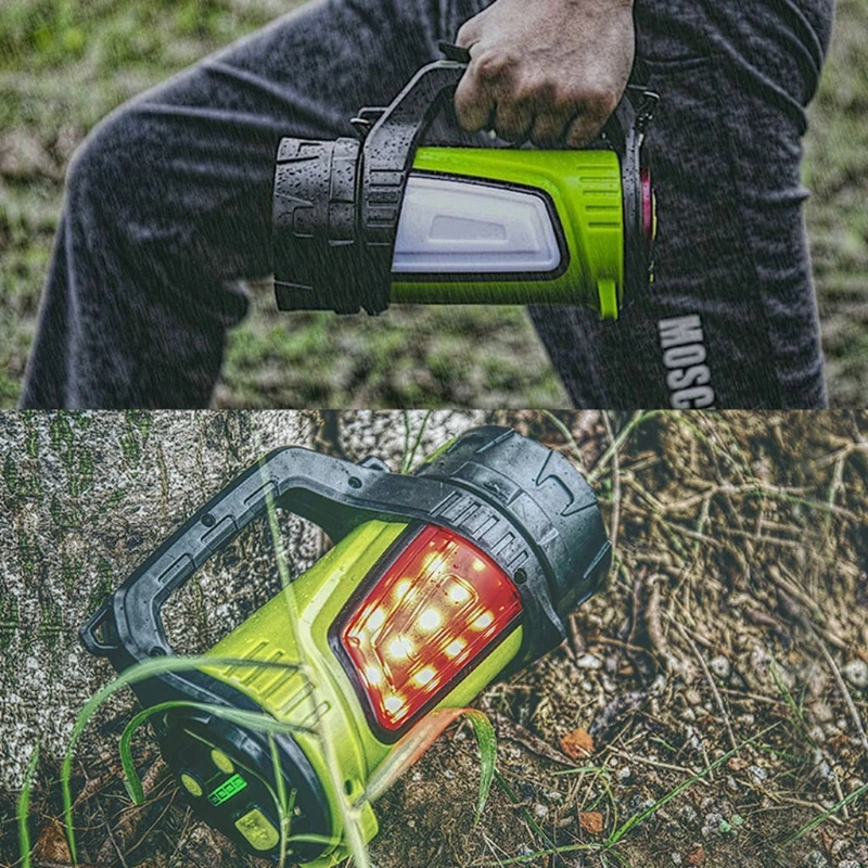 

Portable Outdoor Waterproof Emergency Camping Light LED Bright Work Light Spotlight Multipurpose Searchlight Lamp