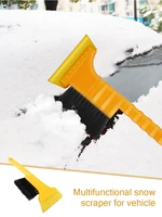 car ice scraper windshield ice breaker quick clean glass brush snow remover tpu tool auto window winter snow brush shovel new