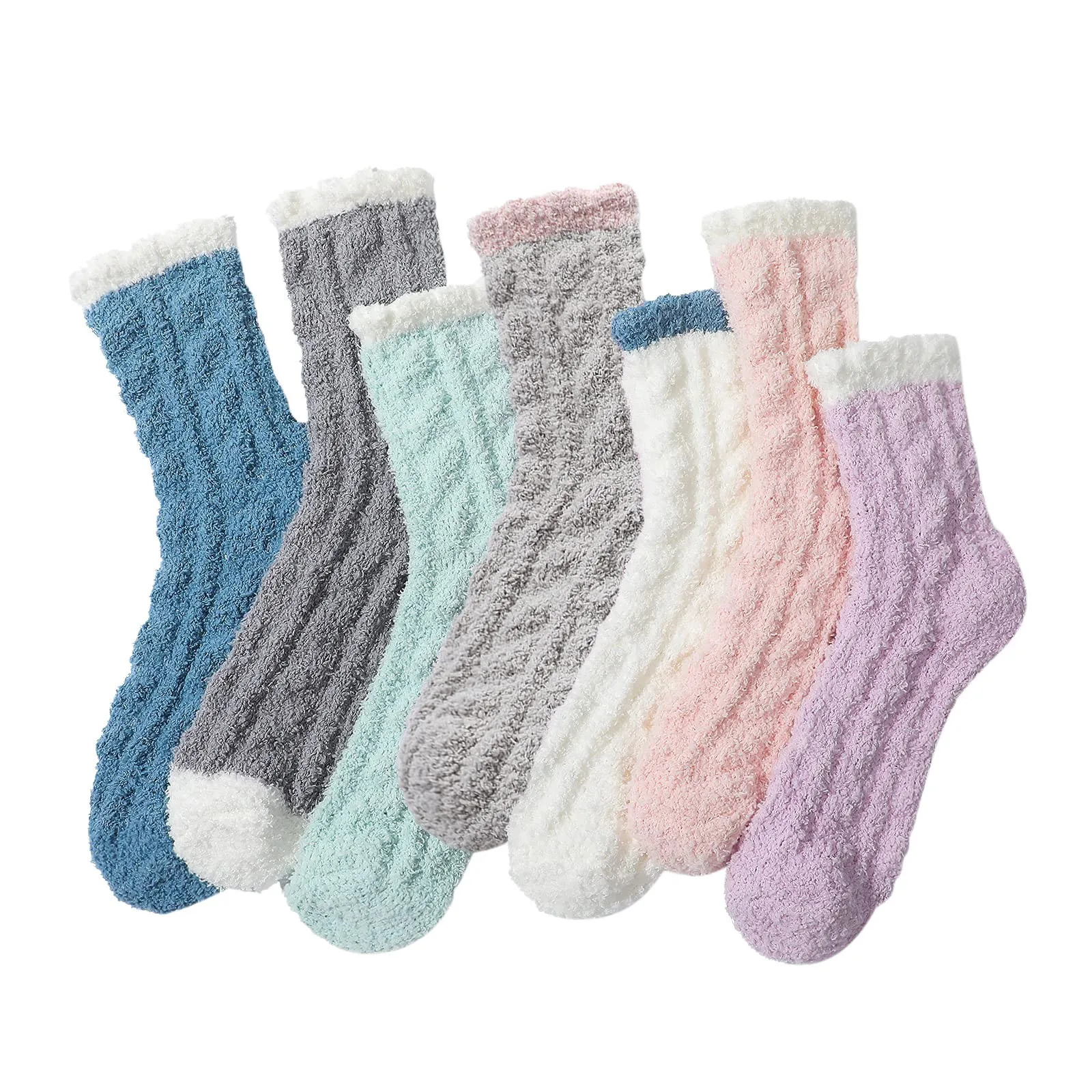 

Носки зимние из кораллового флиса, 7 пар