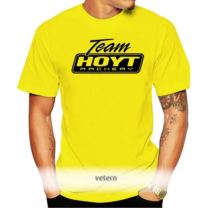

Team Hoyt Archery Black Logo T Shirt Pro Deer Hunter Bow Compound Crossbow Tee Fitness Tee Shirt