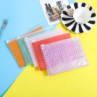 10pcs colorful 21x16cm shockproof packaging ziplock padded mailing bag air bubble zipper bag reusable transparent pvc bubble bag