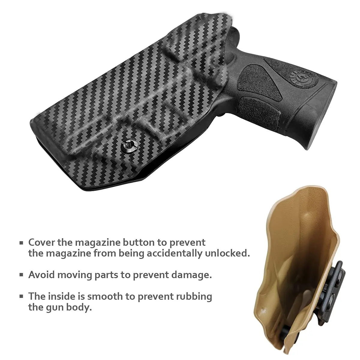 Taurus G3C Holster G2C IWB Kydex Carbon Fiber For / G2S PT111 PT140 9mm/.40 | Спорт и развлечения