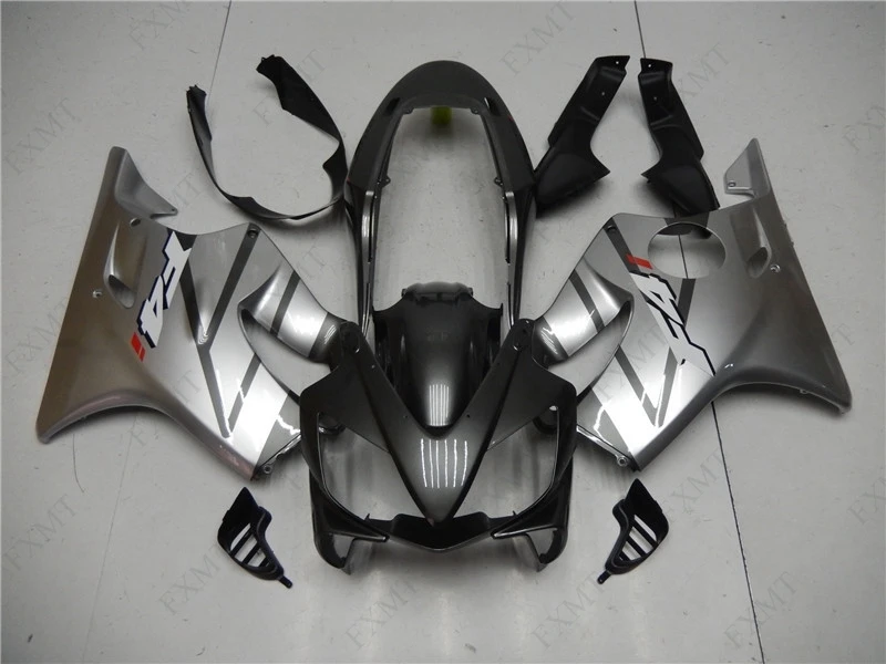 Обтекатели CBR F4i 2006 для Honda Cbr600 04 05 обтекатели Abs 2004 2007 серебристо черные|Полные