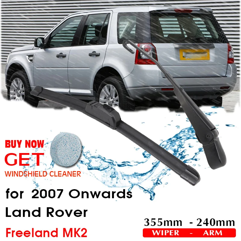 

Car Wiper Blade Rear Back Window Windscreen Windshield Wipers Auto Accessories For Land Rover Freeland MK2 355mm 2007 Onwards