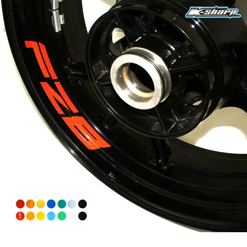 

For YAMAHA FZ8 Custom Inner Rim Declas Wheel Reflective Stickers Stripes