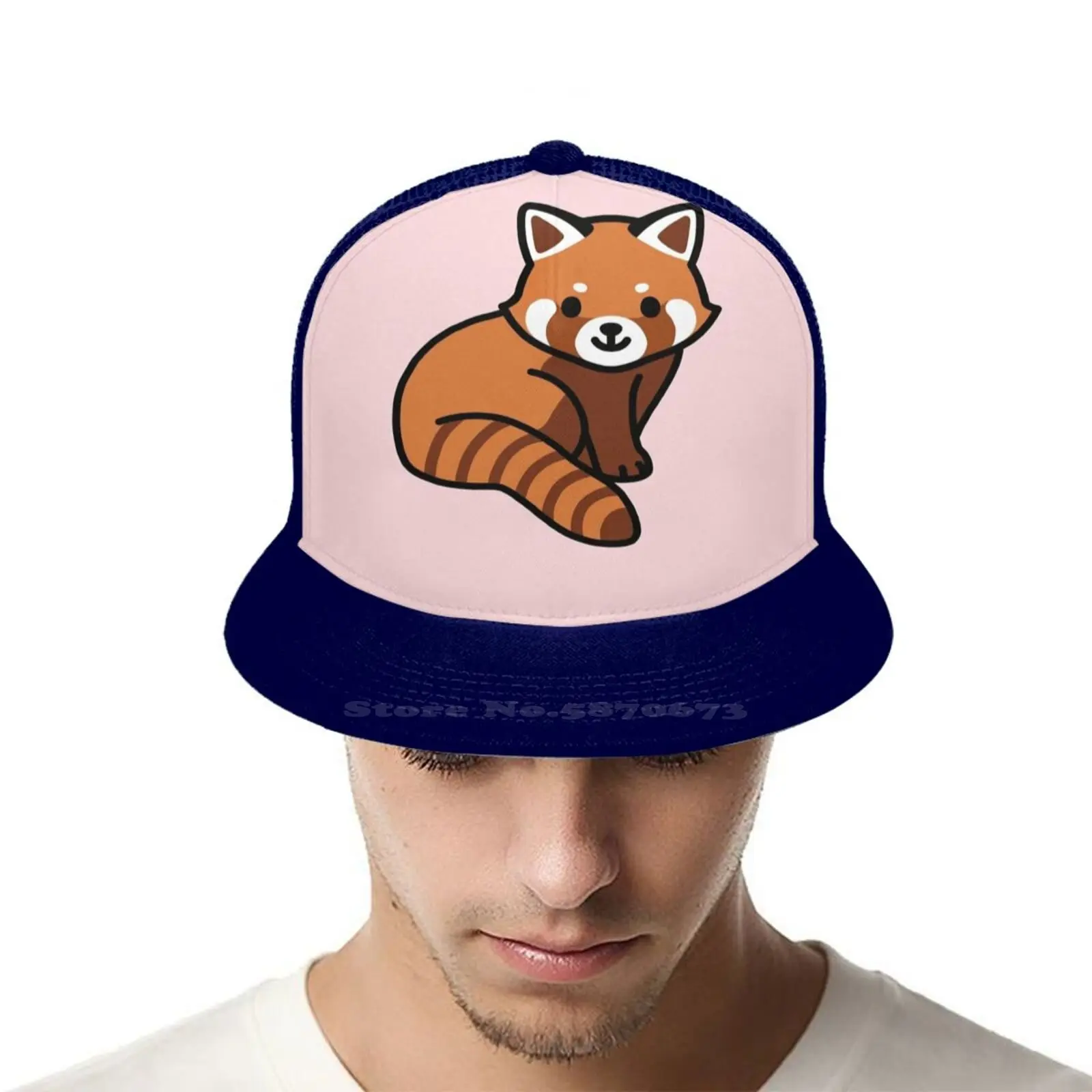 Красная панда черная серая темно-синяя армейская модная шапка красная