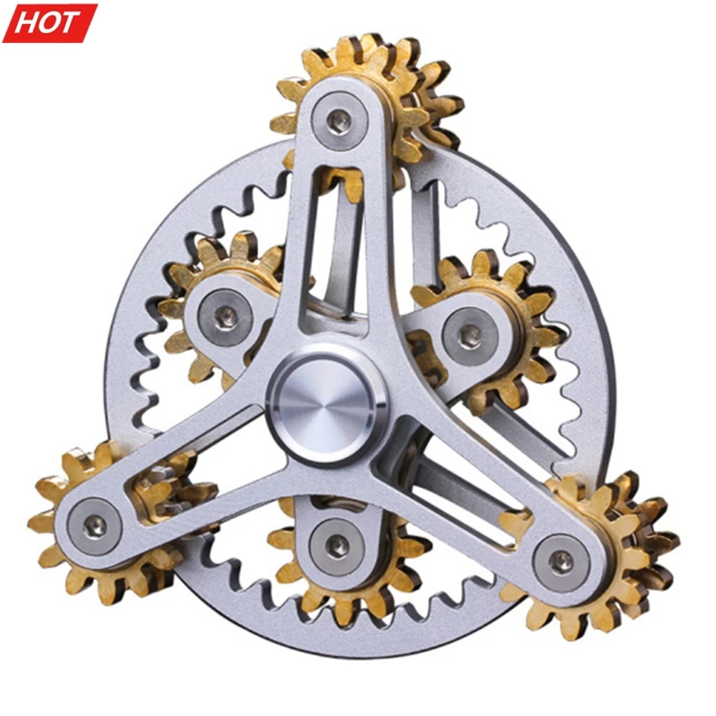 

Металлическое снаряжение, Спиннер для повседневного использования, ручные вращения, снаряжение, Спиннер, антистрессовая игра на палец, гир...