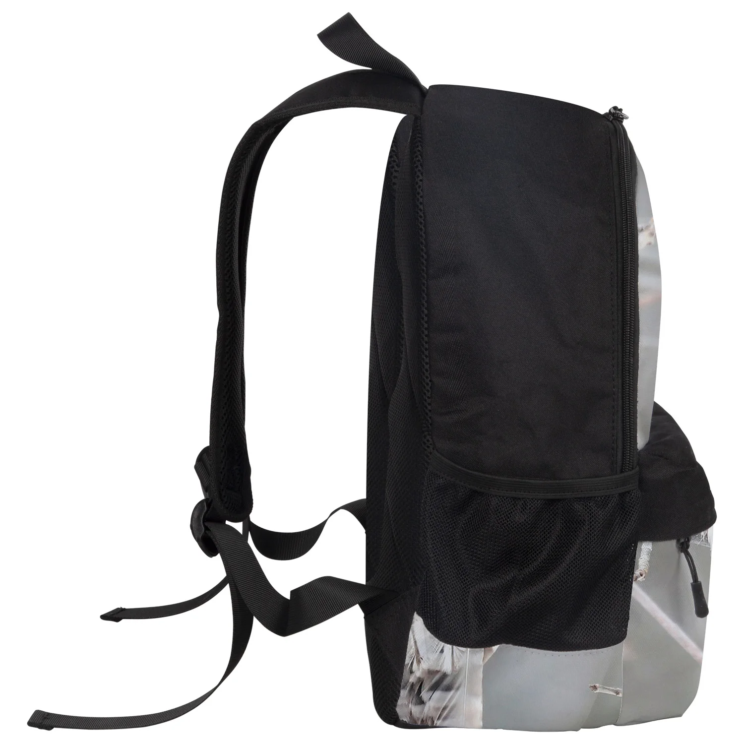 Зимняя Сова ветви серый Рюкзак Колледж обувь для учащихся сопротивления ноутбук