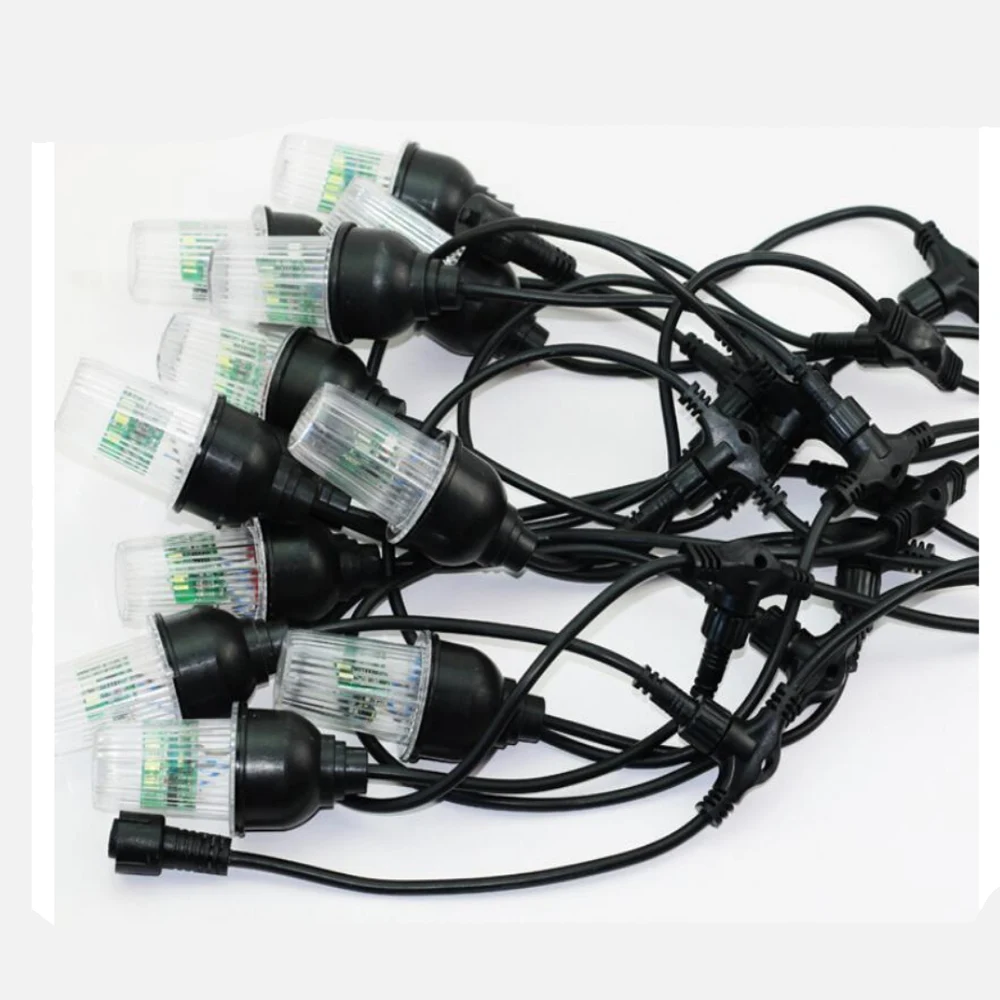 

MEMEOKON 5 м светодиодный стробоскоп шатер фонарь лампы мигающие гирлянды уличная вечеринка подвесной светильник украшение сада