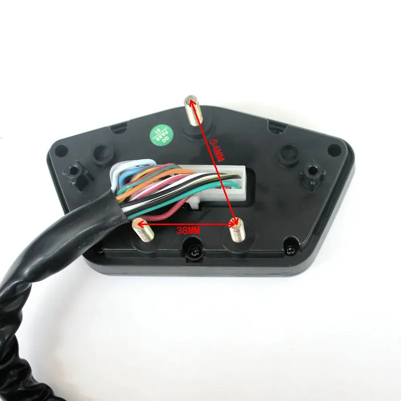 Универсальный тахометр с ЖК-дисплеем спидометр одометр для мотоцикла скутера