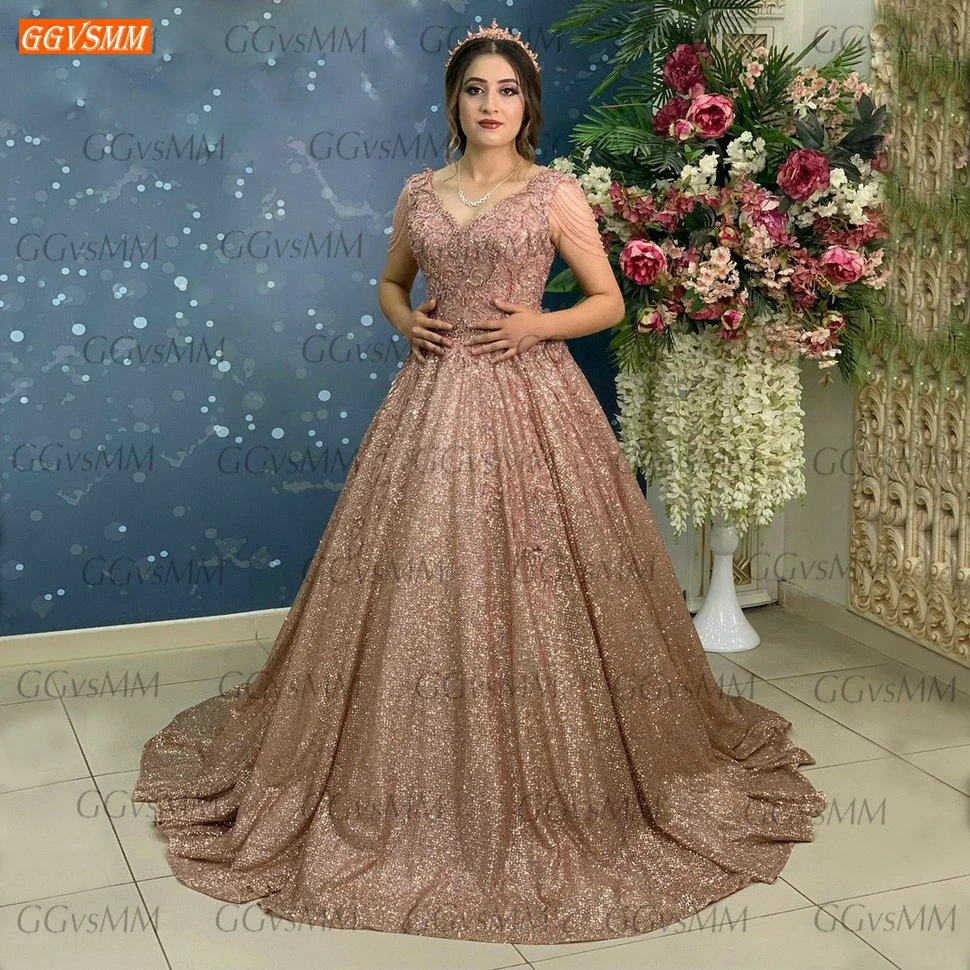 Блестящее розовое платье для выпускного вечера длинное 2020 Vestidos De Fiesta на шнуровке