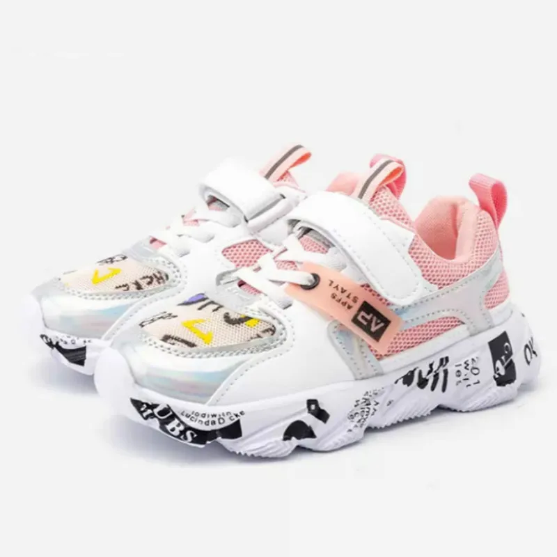 Весенне-Осенняя детская обувь спортивная для мальчиков и девочек модные удобные