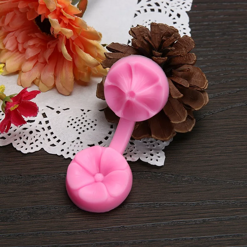 Цветочная силиконовая форма рельефная глина конфеты желе фотография | Дом и сад