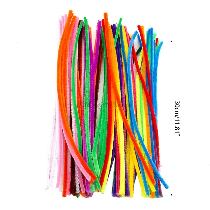 

500pcs DIY Activities Pipe Cleaners Ornament Making School Projects Googly Eyes Chenille Kids Art Pompoms Craft Supplies Set