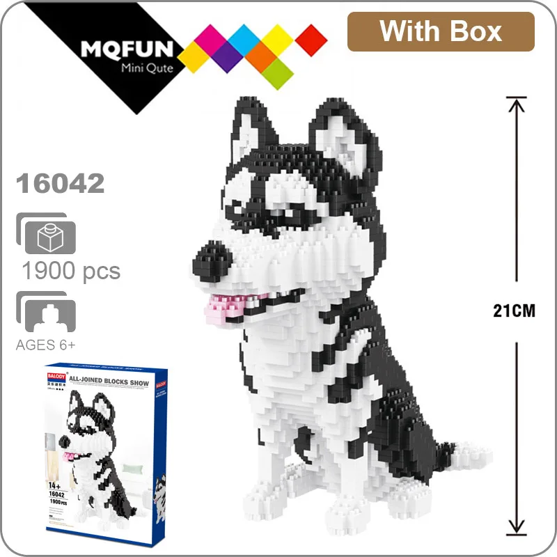 Balody Мультяшные милые животные кошка собака алмазные мини блоки 3D Сборка DIY