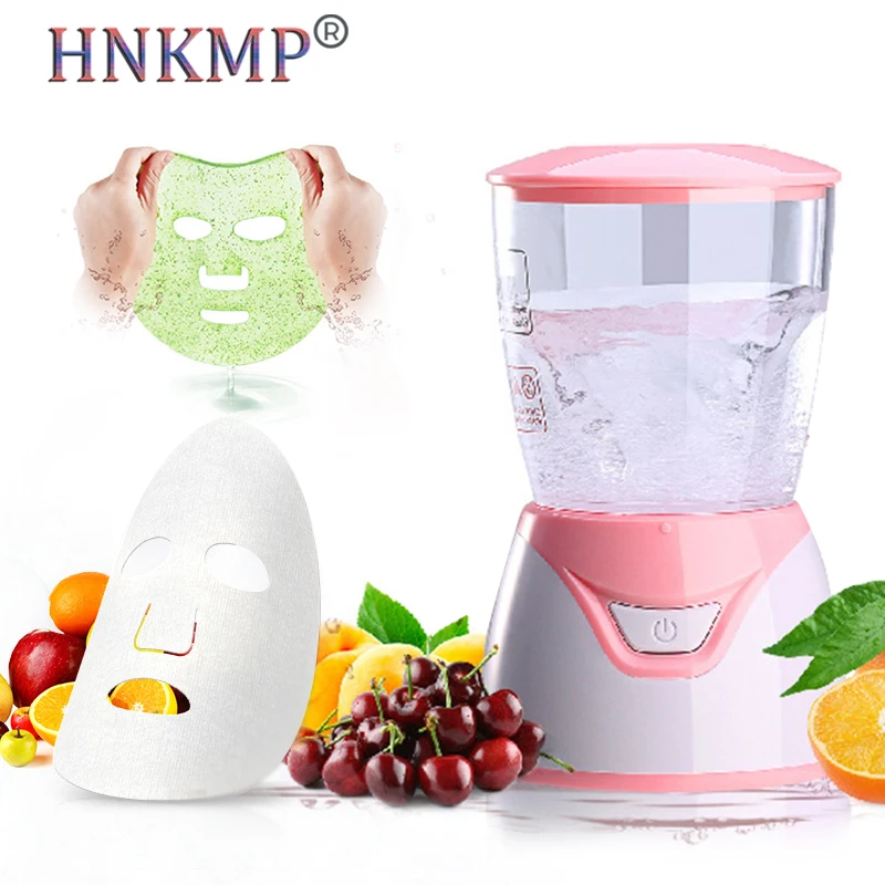 

HNKMP Mini Collagen Machine Making Face Mask Maker Automatic Vegetable Fruit Collagen Facial Mask SPA Beauty Skin Care Tool