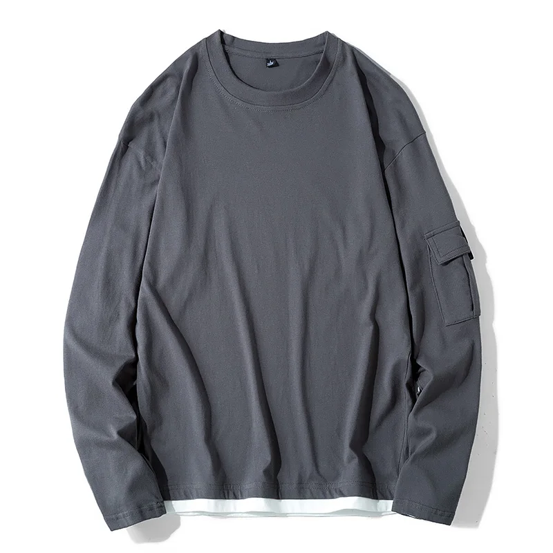 Новинка, модная повседневная мужская хлопковая Футболка с цветочным принтом, полосатая футболка с длинными рукавами, футболка с круглым вырезом, футболка с принтом, Мужская футболка 4XL 5XL