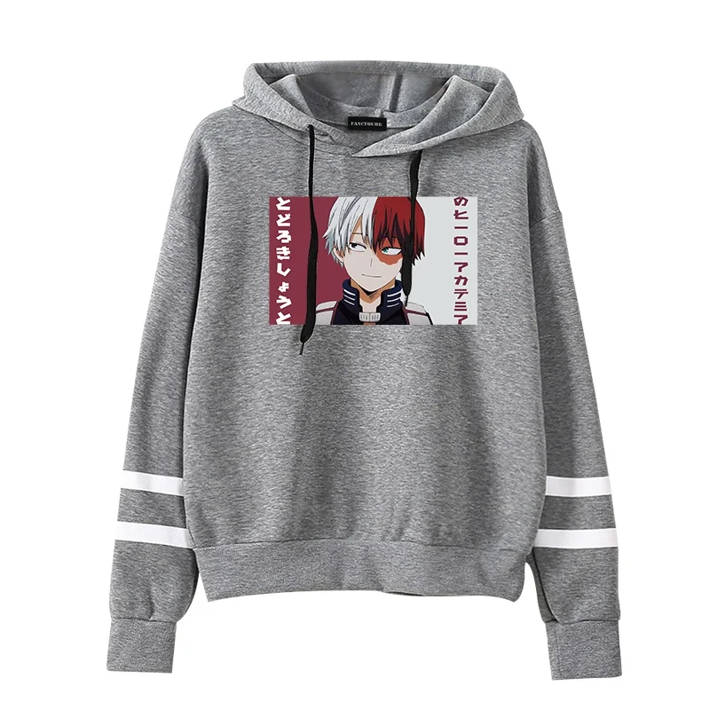 

My Hero Academia Hoodies Women Casual Sweatshirts Japanese Cartoon Loose Hoodie Comfortable Creativity Streetwear