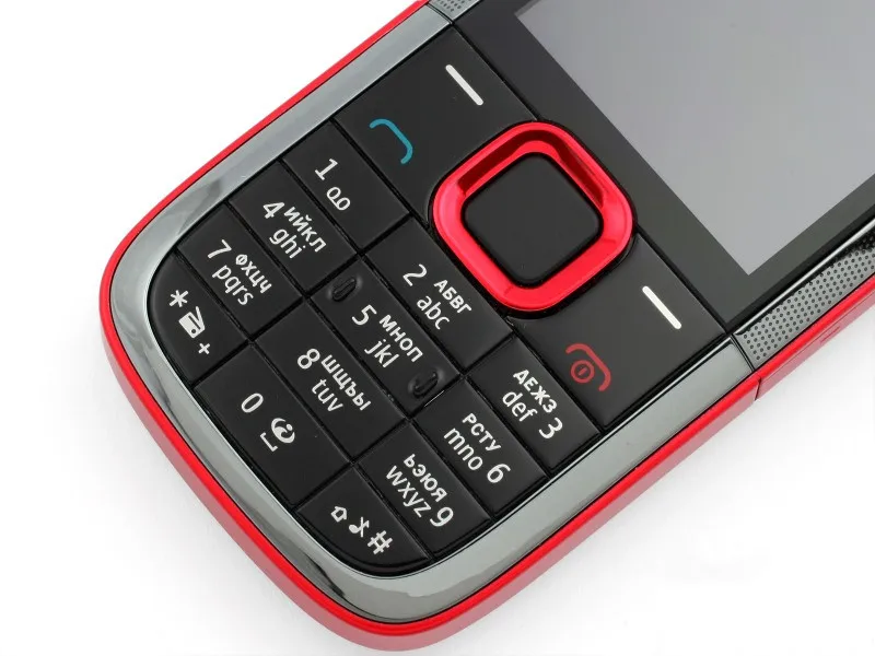 Разблокированный телефон Nokia 5130 XpressMusic 5130XM мобильный телефон Bluetooth FM Поддержка Русская клавиатура сотовый телефон