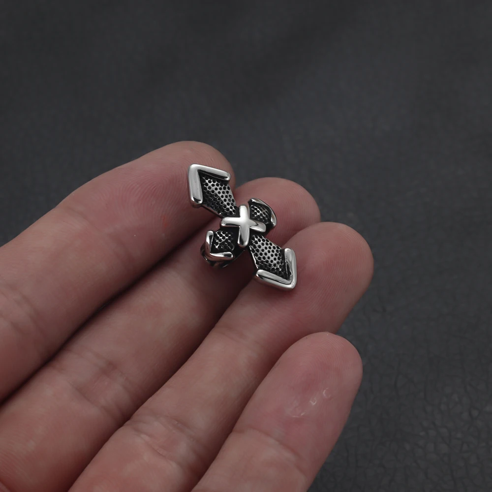 4 шт нержавеющая сталь скользящие бусины выхлопных газов двойное отверстие