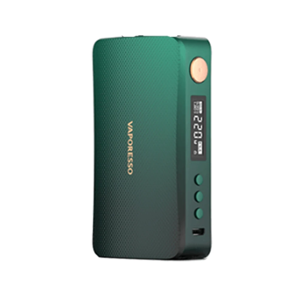 220 Вт Vaporesso GEN мод Vape коробка мод Питание от двух батарей 18650 Совместимость с 510 атомайзер электронная сигарета VS люкс мод - Цвет: Black Green