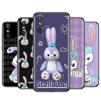 stellalou rabbit for huawei y5 y5p y6 y6p y6s y7 y7p y7a y8p y9a y8s y9s prime pro 2018 2019 2020 black phone case
