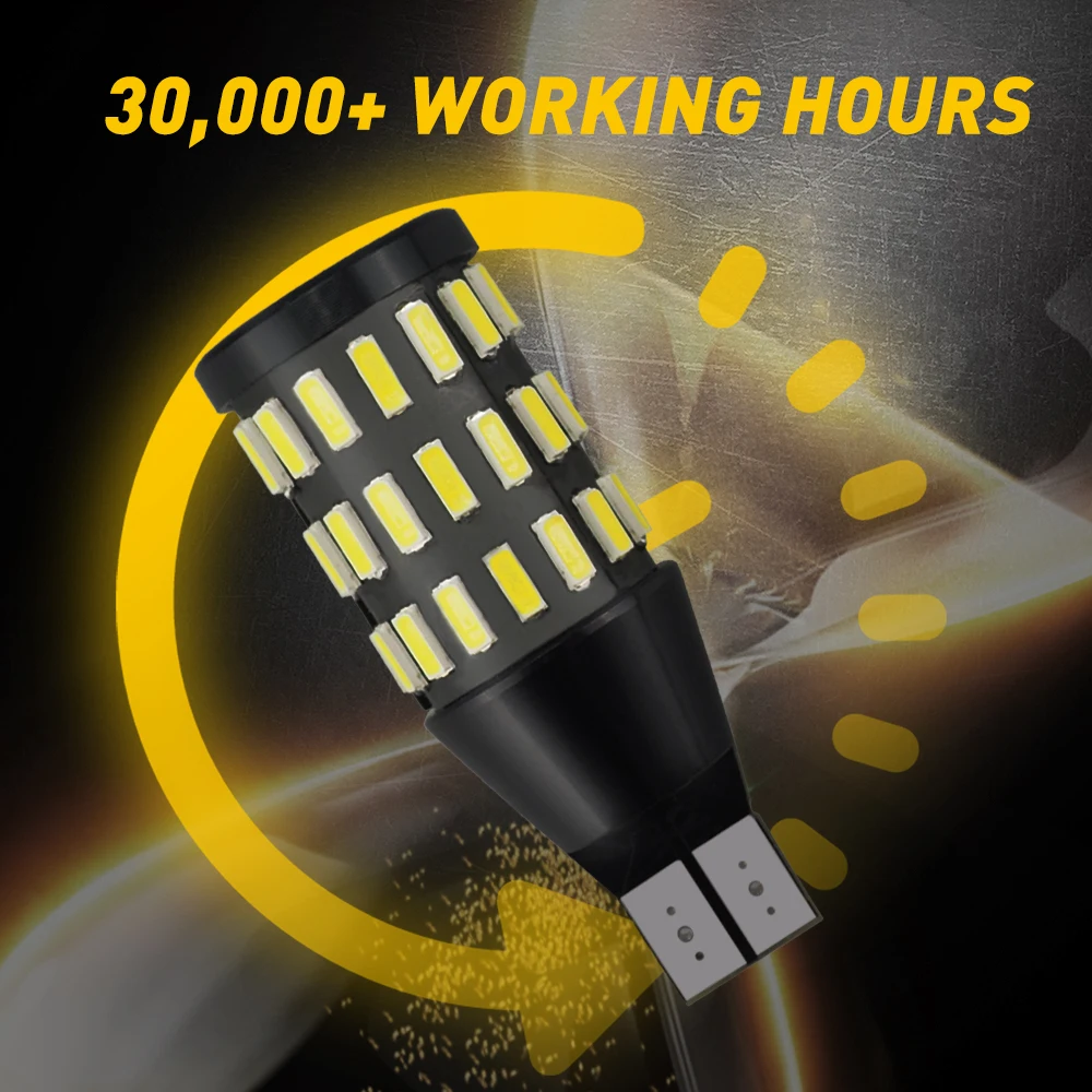 AUXITO 2x T15 Led Canbus без ошибки T16 W16W Светодиодные Автомобильные лампы 6500k белый