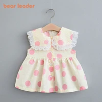 bear leade girls baby princess dresses new toddler polka dot vestidos newborn infant lace sweet clothing casual costumes 6m 24m