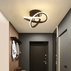 Скандинавская комнатная потолочная лампа для коридора, балкона, комнаты, освещение, 110 В переменного тока, 220 В переменного тока, современные светодиодные светильники, кухонные осветительные приборы luminaria