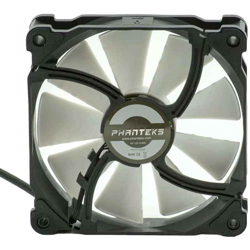 Phanteks F120XP 500-1500 об/мин ШИМ рамка/лопасти 4 контакта 120 мм чехол вентилятор розничная