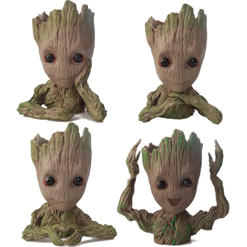 Grut Tree Man Potted Pen Tube ручные игрушки Galaxy Guard креативные анимация кукла|Куклы| |