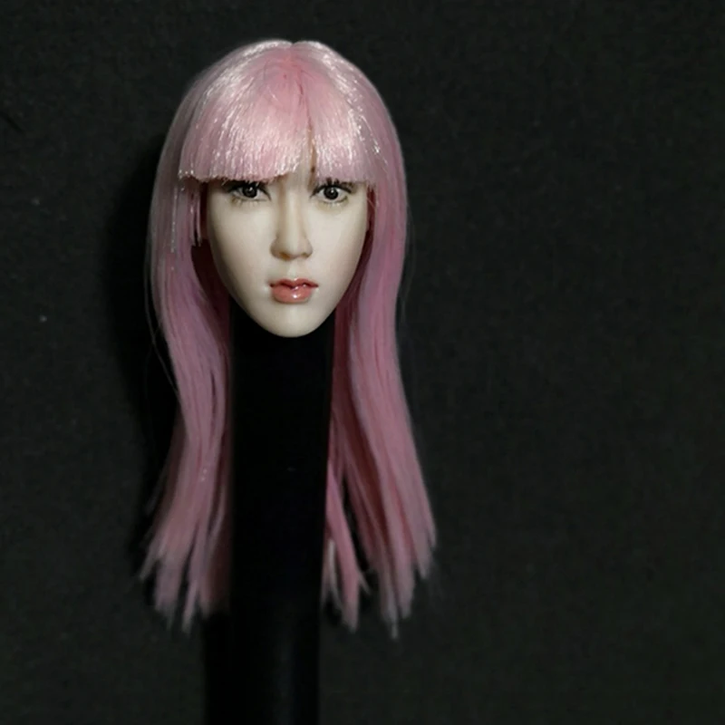 

Масштаб 1/6 японская певица Масами окуй голова Лепка с розовыми длинными волосами для 12 дюймов тела экшн-фигурок