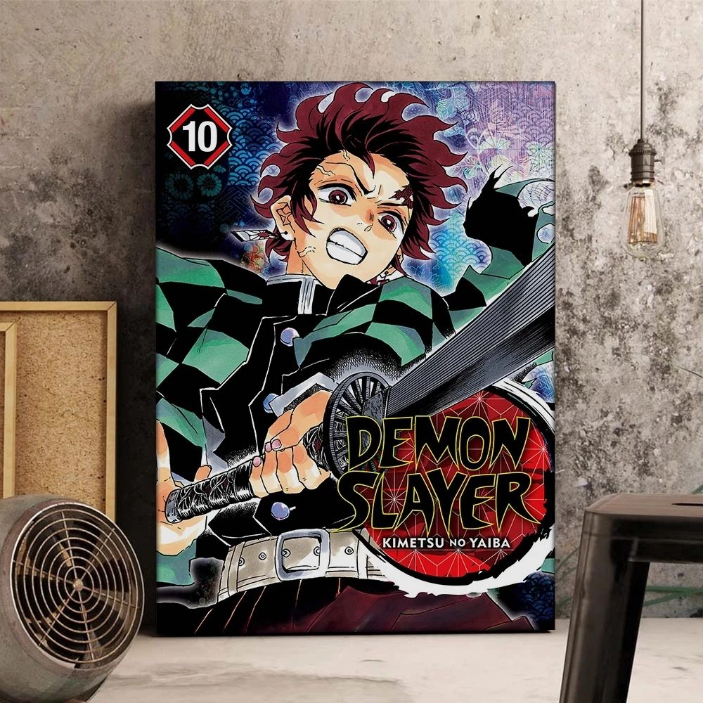 

Anime Demon Slayer Poster Art Decor Print Pictures Canvas Kamado Tanjirou Painting Wall Home Decor Modular Kids Room Living Sofa
