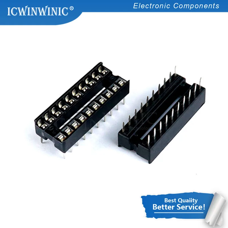 

10PCS DIP-20 20pin pins DIP DIP20 IC Sockets Adaptor Solder Type Socket