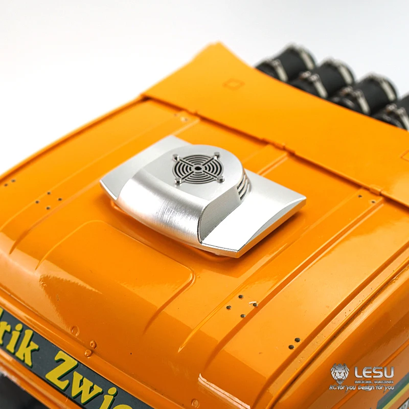 Металлический кондиционер для установки на крыше LESU масштаба 1/14 RC TAMIYA Scania R620 R470