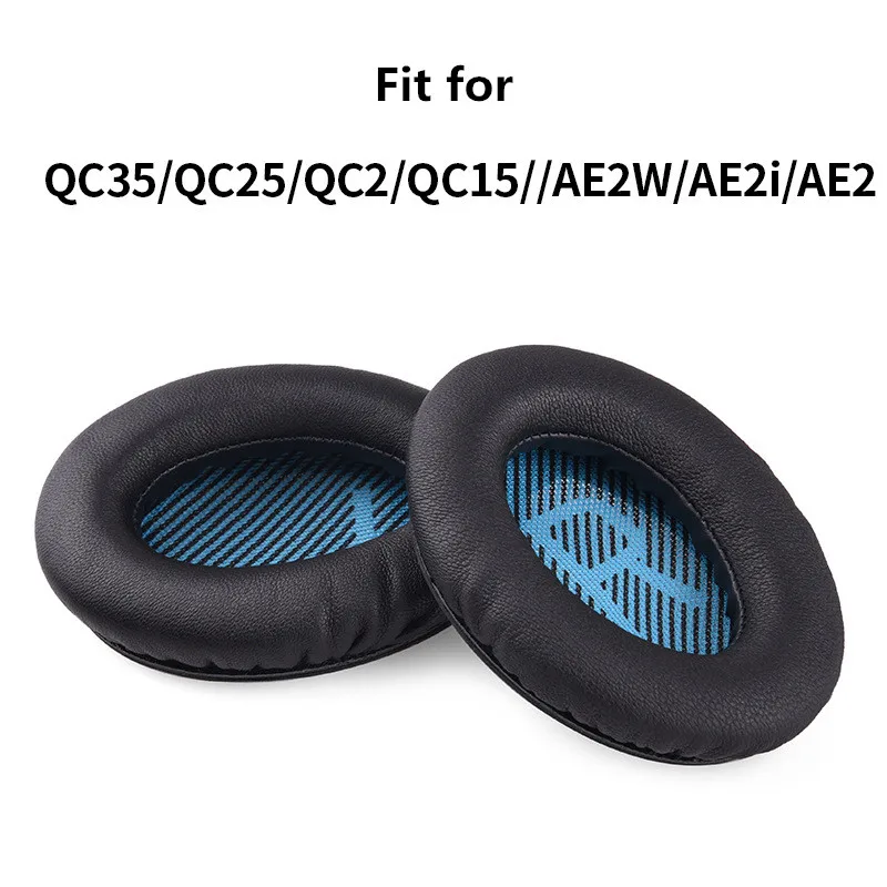 Сменные амбушюры из овечьей кожи с пеной памяти для BOSE QC2 QC15 AE2/i QC25 QC35 наушники