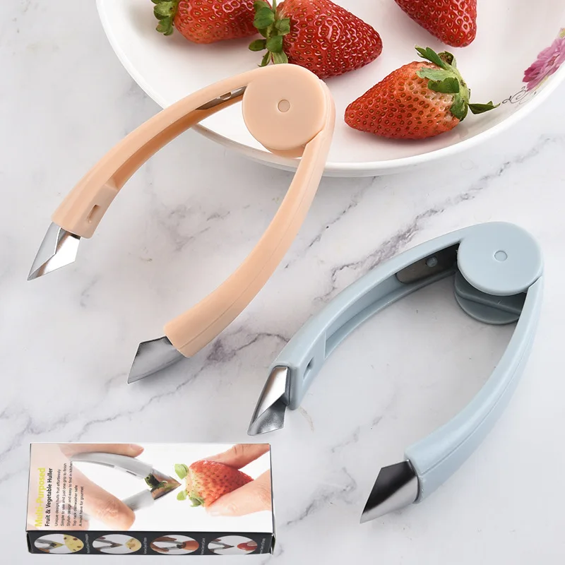 

Strawberry clip eye picker home portable nuclear clip kitchen tool stainless steel fruit eye picker